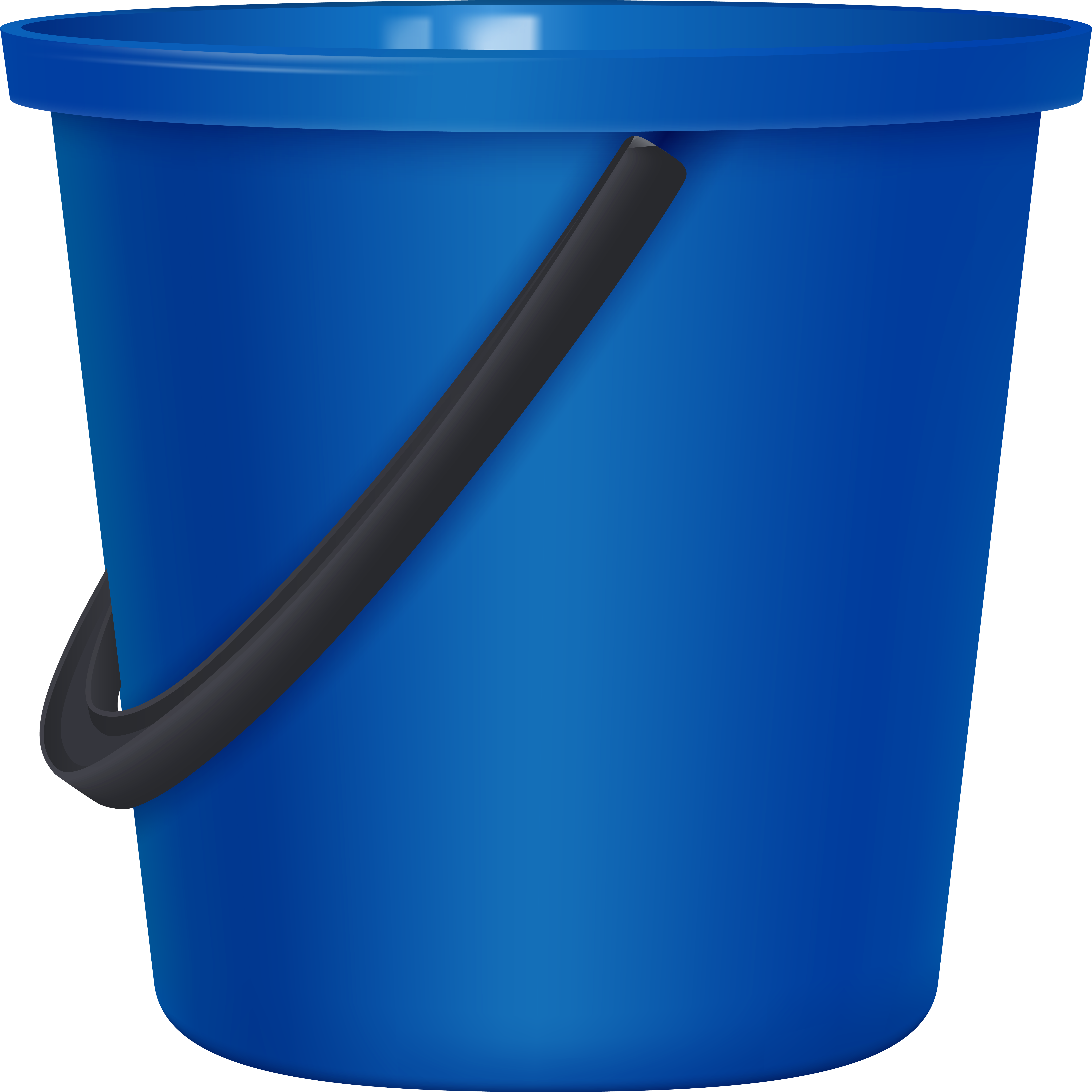 Blue Bucket Png Clip Art - Blue Bucket Png Clip Art (8000x8000)