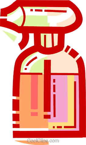 Plastic Spray Bottles Royalty Free Vector Clip Art - Plastic Spray Bottles Royalty Free Vector Clip Art (284x480)