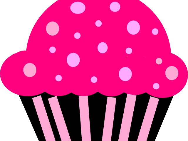 Pink Clipart Muffin - Cupcake Free Clip Art (640x480)