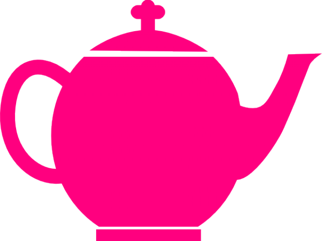Pink Clipart Teapot - Clip Art Tea Pot (640x480)