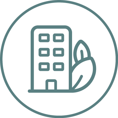 Important For Government To Have A Sustainable Development - Low Carbon Building Icon (393x393)