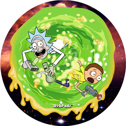 Dab Dabpadz Wax - Rick And Morty Circle (600x600)