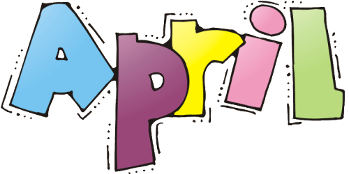 Happy - April Clipart (500x250)