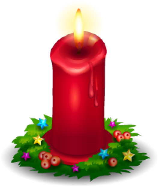 Christmas Candle Lantern Clip Art - Christmas Candles Clipart Free (640x640)