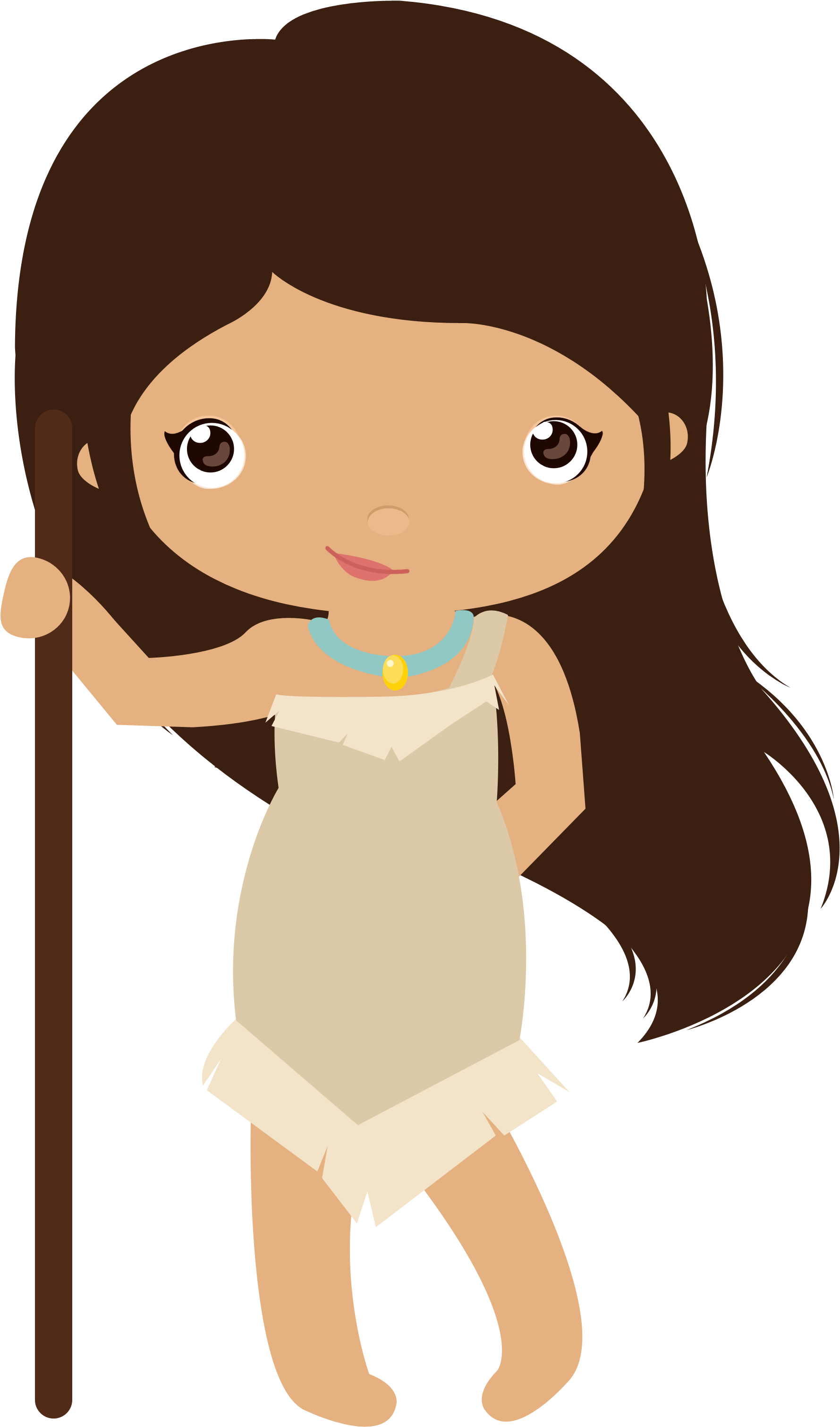 Pocahontas * Índios Nativos - Pocahontas Clipart (2096x3316)