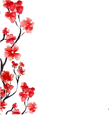 Debuting At International Quilt Festival Chicago - Cherry Blossom Flower Red (370x386)