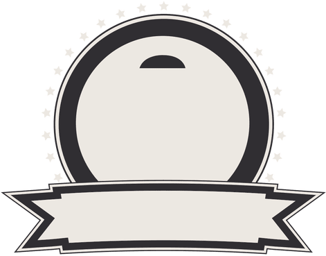 Vintage Label Or Badge With Ribbon - Logo Vintage Png (512x512)