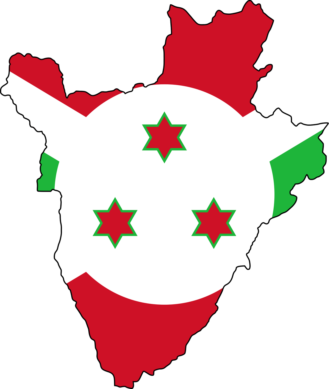 Burundi Flag 070411 Vector Clip Art Free Clipart Images - Burundi Flag 070411 Vector Clip Art Free Clipart Images (1355x1600)