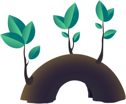 Tree Stump Branch Leaf Root - Tree (420x340)