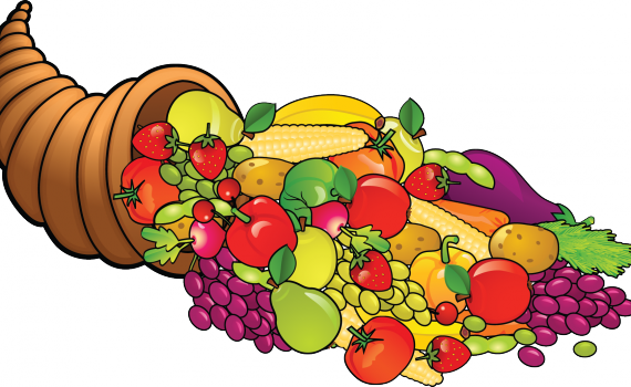 School Schedule November 21-23, - Thanksgiving Food Clip Art (570x350)