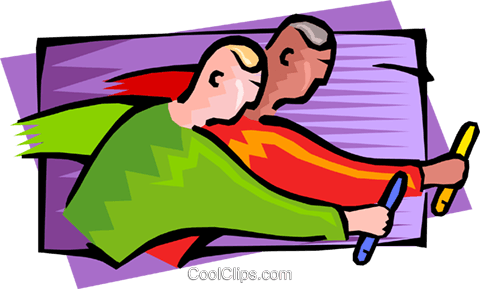 People Working Together Royalty Free Vector Clip Art - Bild (480x289)