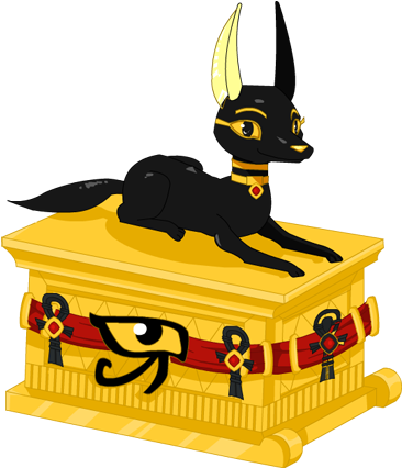 Anubis Clipart Transparent - Ancient Mystery Box (425x425)