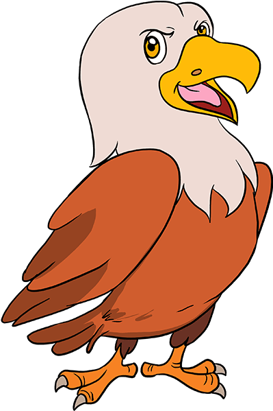 Hawk Cartoon - Drawing (680x678)