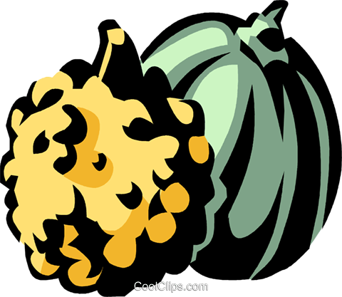 Gourds Royalty Free Vector Clip Art Illustration - Illustration (480x417)