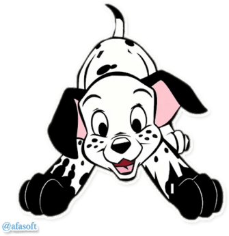 Стикер Далматинцы - 101 Dalmatians Puppy (360x360)