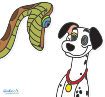 Стикер Далматинцы - Dalmatian (360x360)