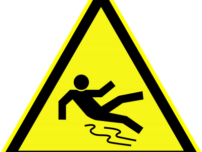 Health Talk On Fall Prevention And Elderly Care - Rutschgefahr (400x300)