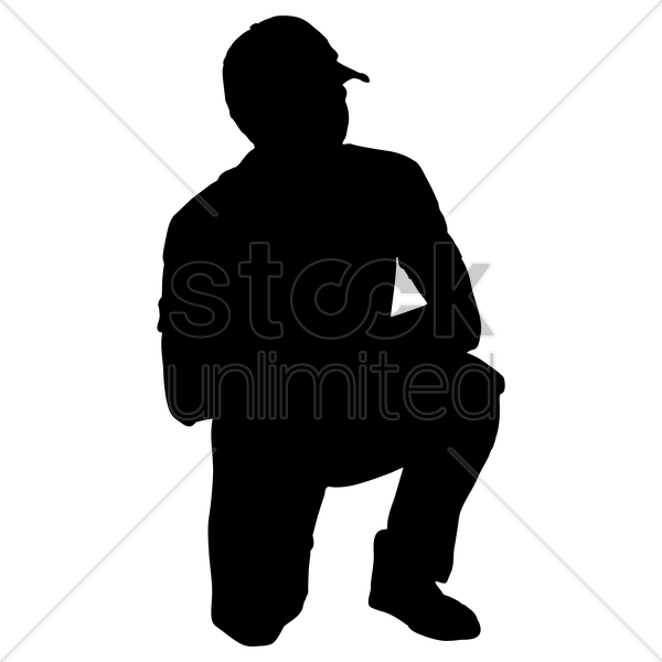 Man Clipart Silhouette Man - Human (600x600)