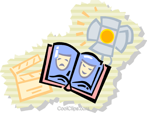 Comedy And Drama Masks Royalty Free Vector Clip Art - Comedy And Drama Masks Royalty Free Vector Clip Art (480x369)