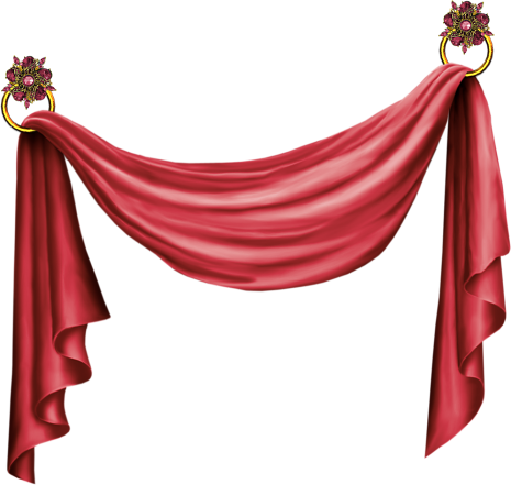 C6a19c32 - Красная Шторы Клипарт (465x441)