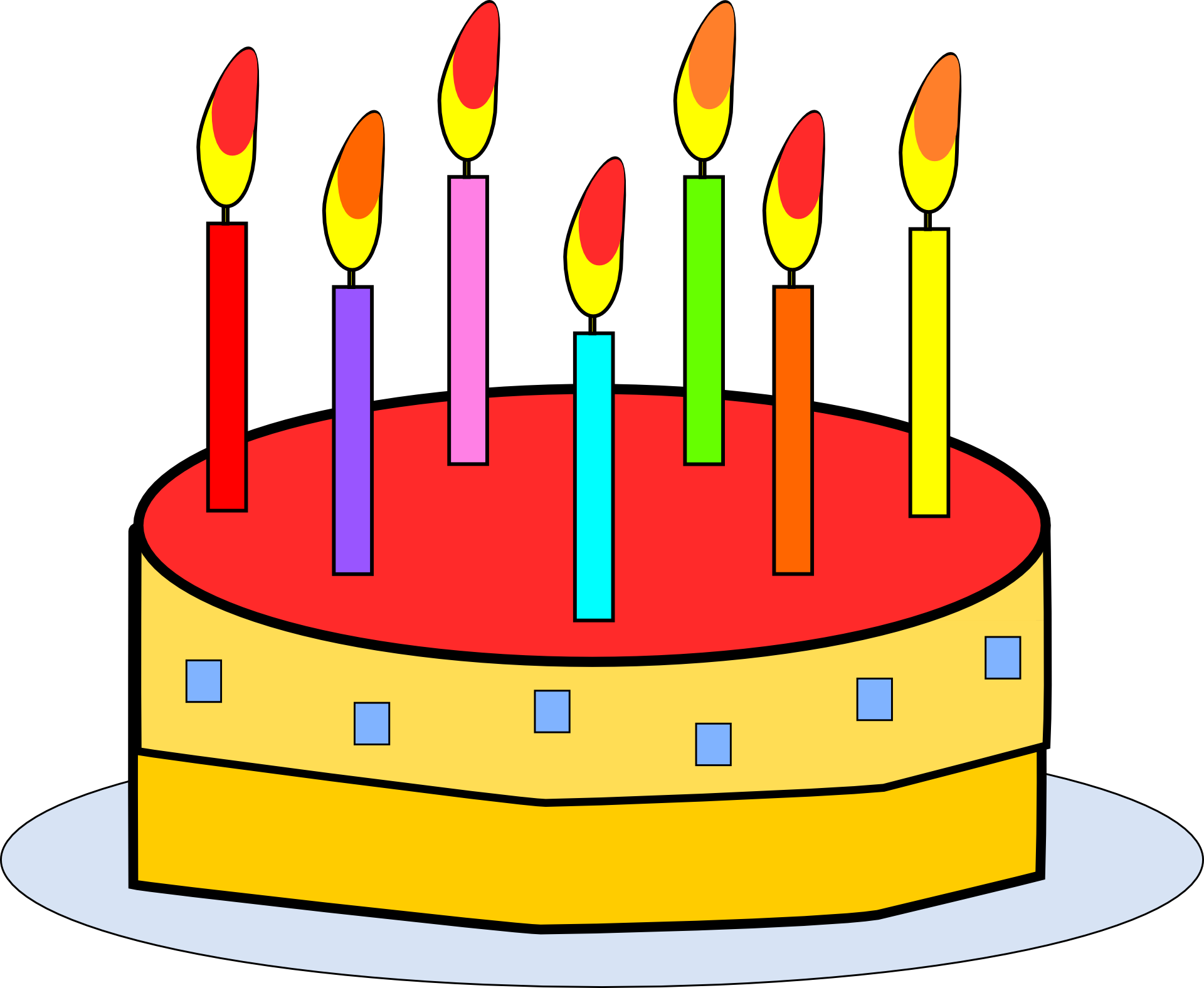 Birthday Torte Clip Art - Birthday Cake Clip Art (1920x1576)