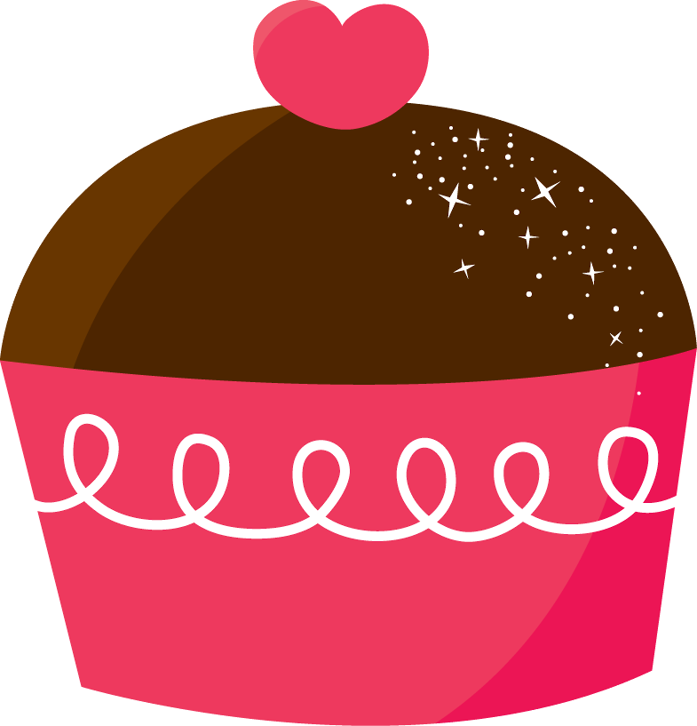 Icecream Clipart Valentine - Cupcake Animated (785x817)