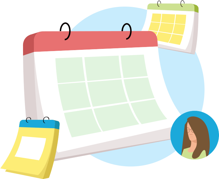 Create Multiple Calendars To Separate Business And - Illustration (720x600)