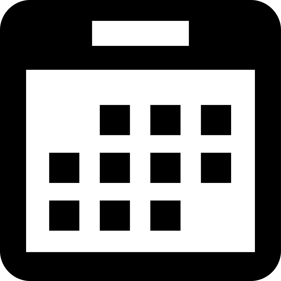Events Calendar Comments - Event Icon White Png (980x980)