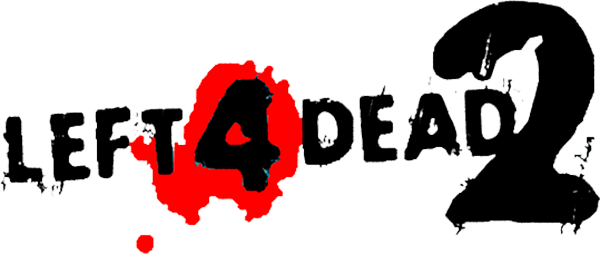 Left 4 Dead 2 Png Clip Art Black And White Library - Left 4 Dead 2 Logo Png (600x254)