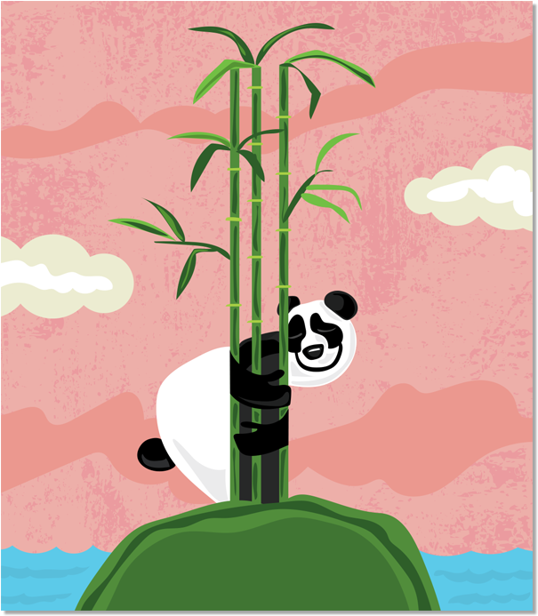 Tree Hugger - Illustration (864x846)