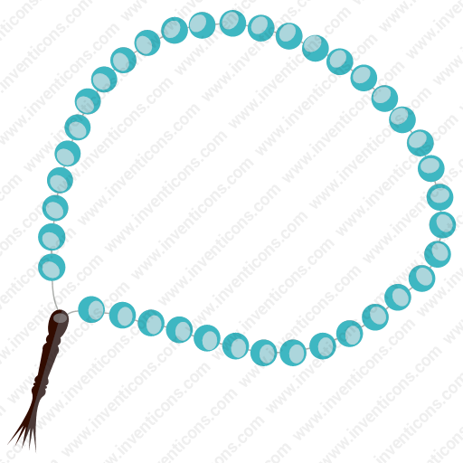 Download Islamic,rosary,prayer Beads,islamic Rosary,tasbih - Tasbeeh Vector (512x512)