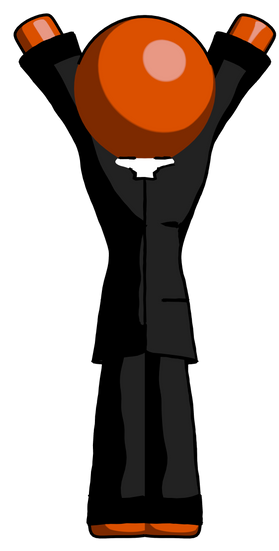Orange Clergy Man - Orange (287x550)