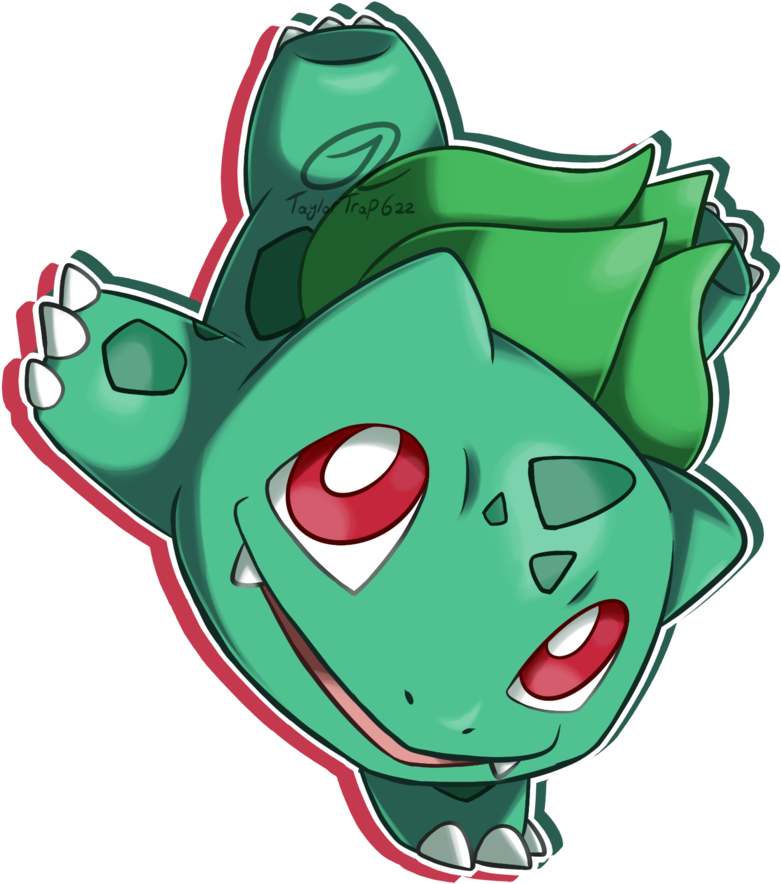 Pokemon Fan Art - Bulbasaur Transparent (800x905)