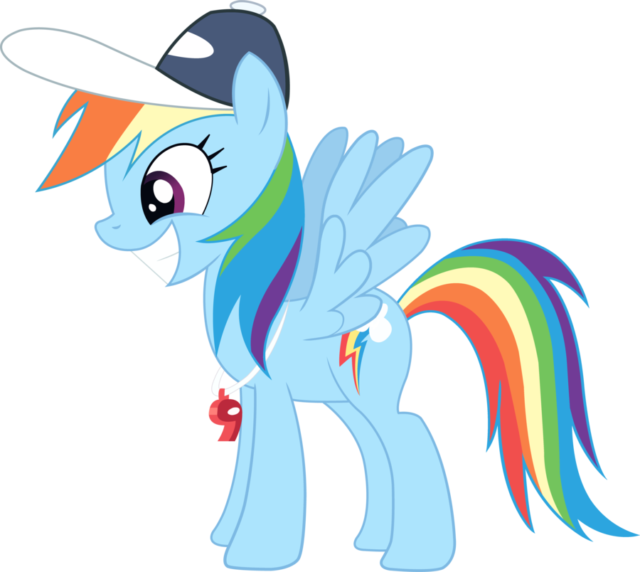 More Like Rainbow Dash Quadruple Facehoof Vector By - Friendship Is Magic Rainbow Dash (900x804)