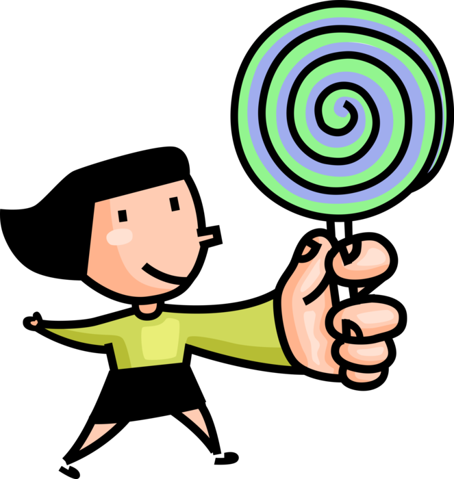 Youngster With Lollipop Sucker - Youngster With Lollipop Sucker (663x700)