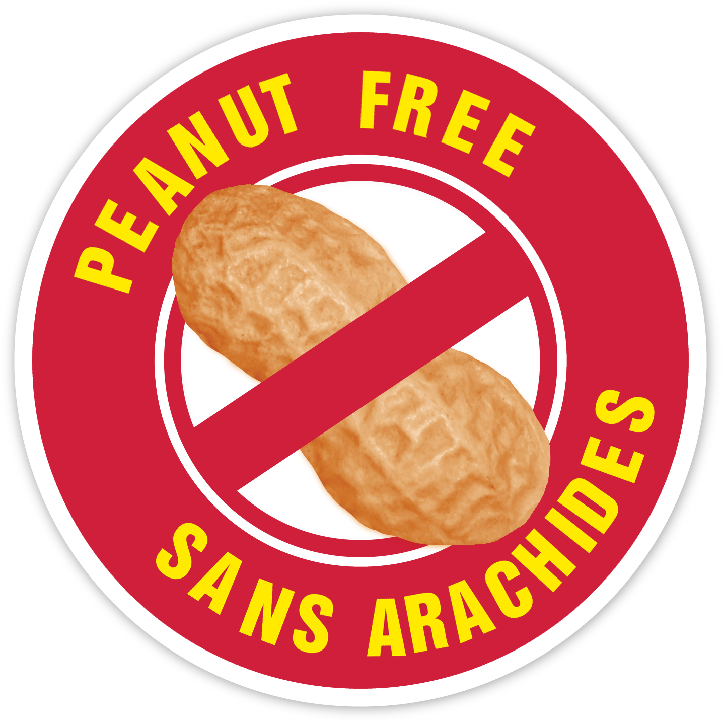 Do Not Hesitate To Contact A Member Of The Regal Confections - Peanut Free Symbol Canada (1447x1447)
