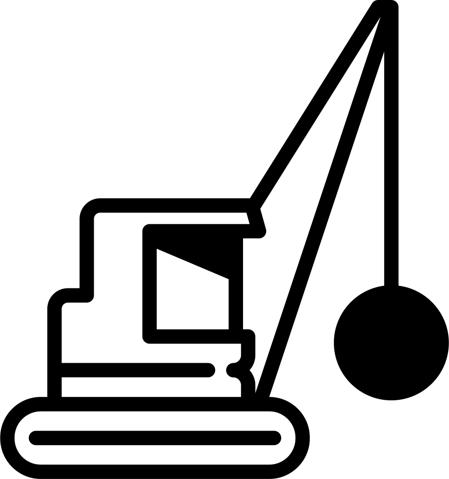 Demolition Crane Comments - Icono Demolicion (920x980)