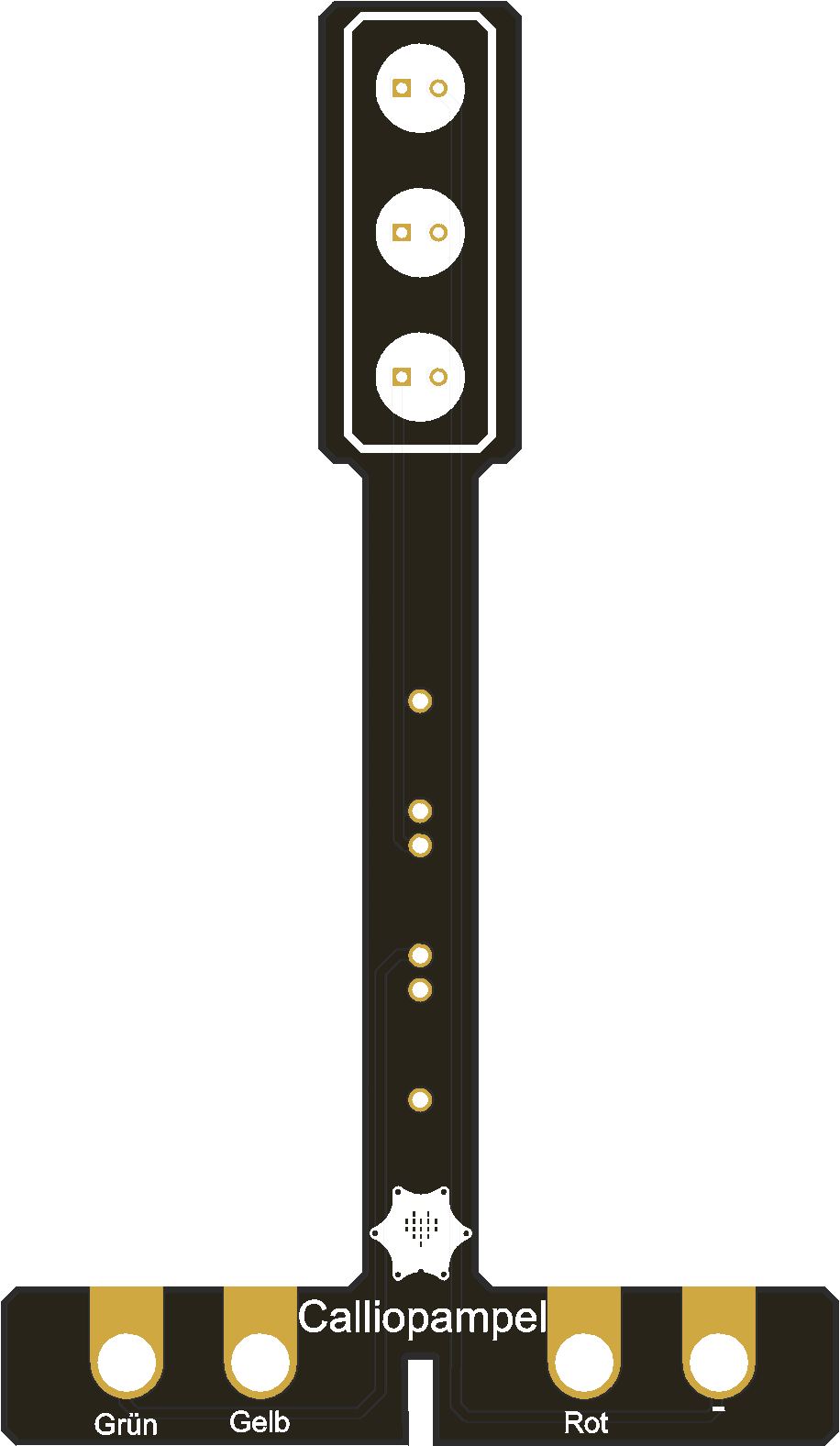 Calliopampel Ampel Für Calliope Mini Und Micro - Calliopampel Ampel Für Calliope Mini Und Micro (916x1577)