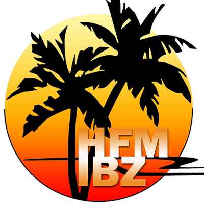 Hfm Ibiza Radio - Palm Tree Sun Trucker Hat Mesh Cap Snapback Adjustable (400x400)