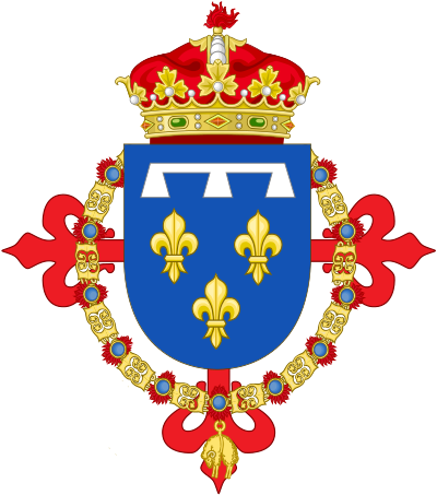 Arms Of Alfonso Of Orléans As Infante Of Spain - Two Sicilies Coat Of Arms (400x459)