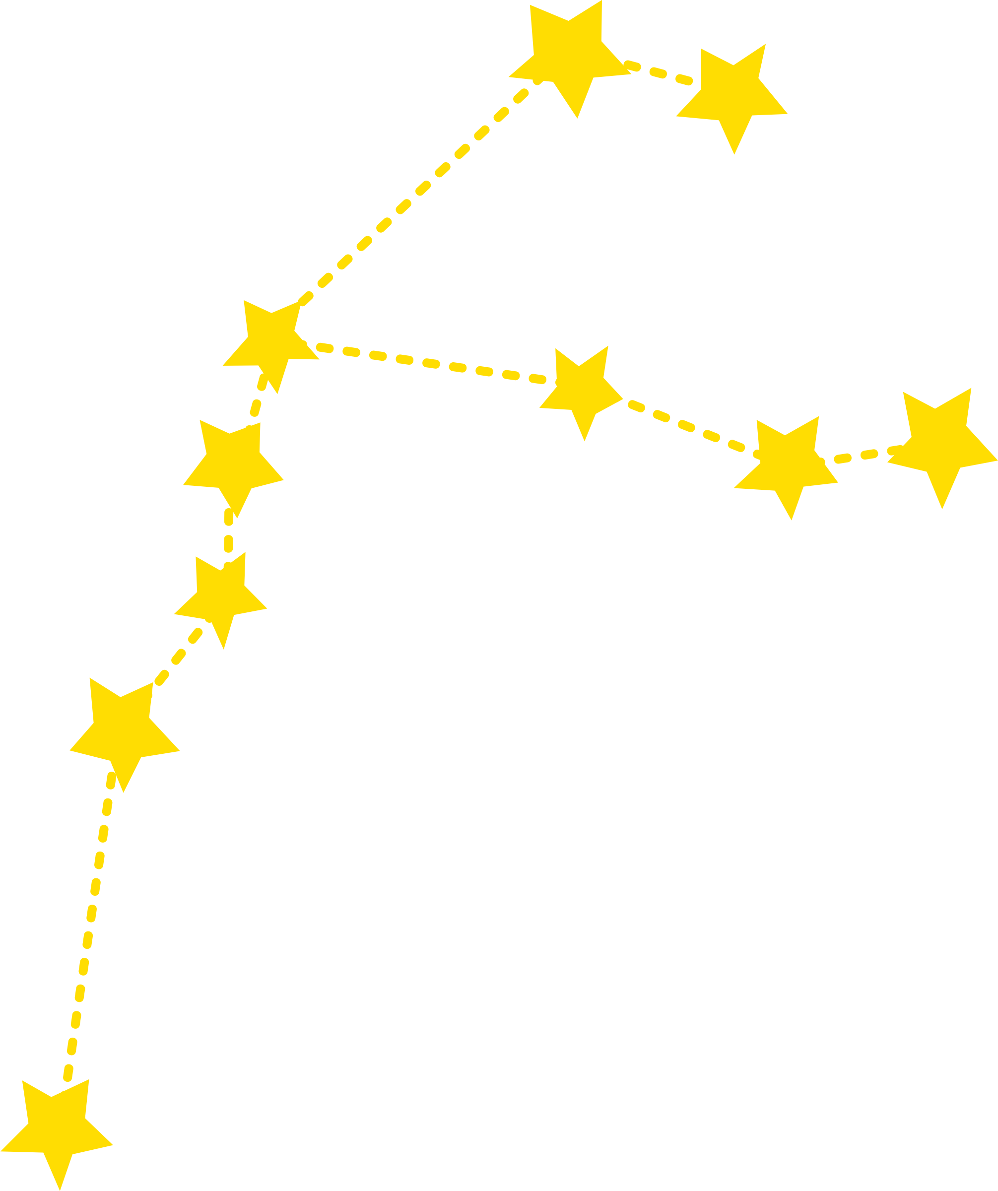 Big Image - Star Constellation Clip Art (2011x2400)