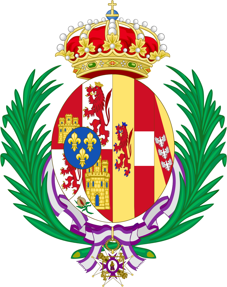 Coat Of Arms Of Maria Christina Of Austria, Queen Consort - Queen Letizia Of Spain Coat Of Arms (1000x1253)