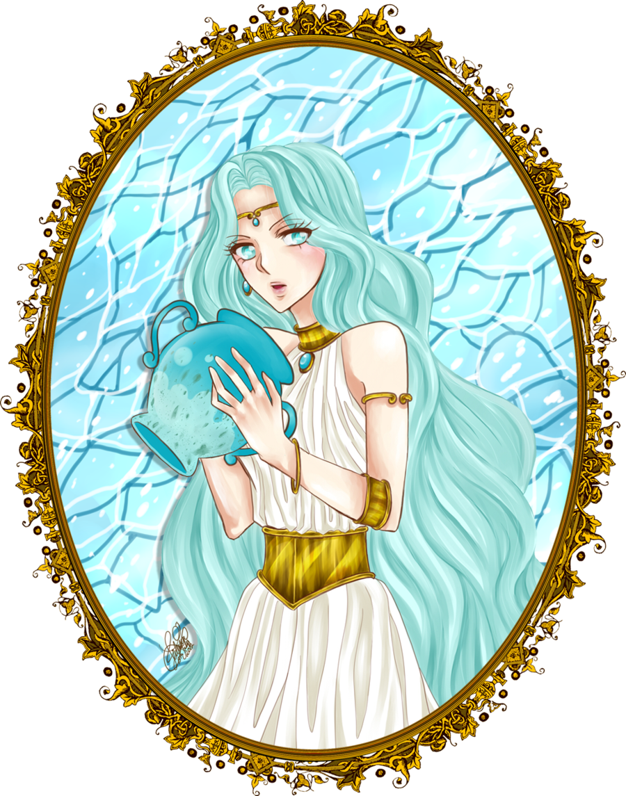 Aquarius ~ - Astrological Sign (900x1145)