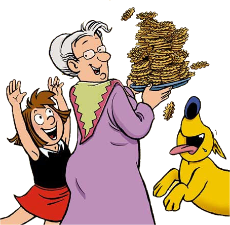 Old Women Grandmothers - Sac A Puces (454x444)
