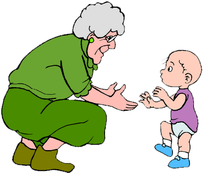 Old Women Grandmothers - Grandmother (400x341)