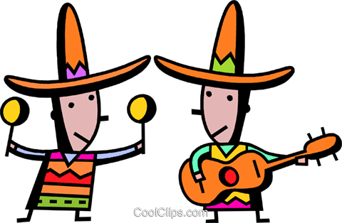 Mexican And Spanish Royalty Free Vector Clip Art Illustration - Espanhois Png (480x314)