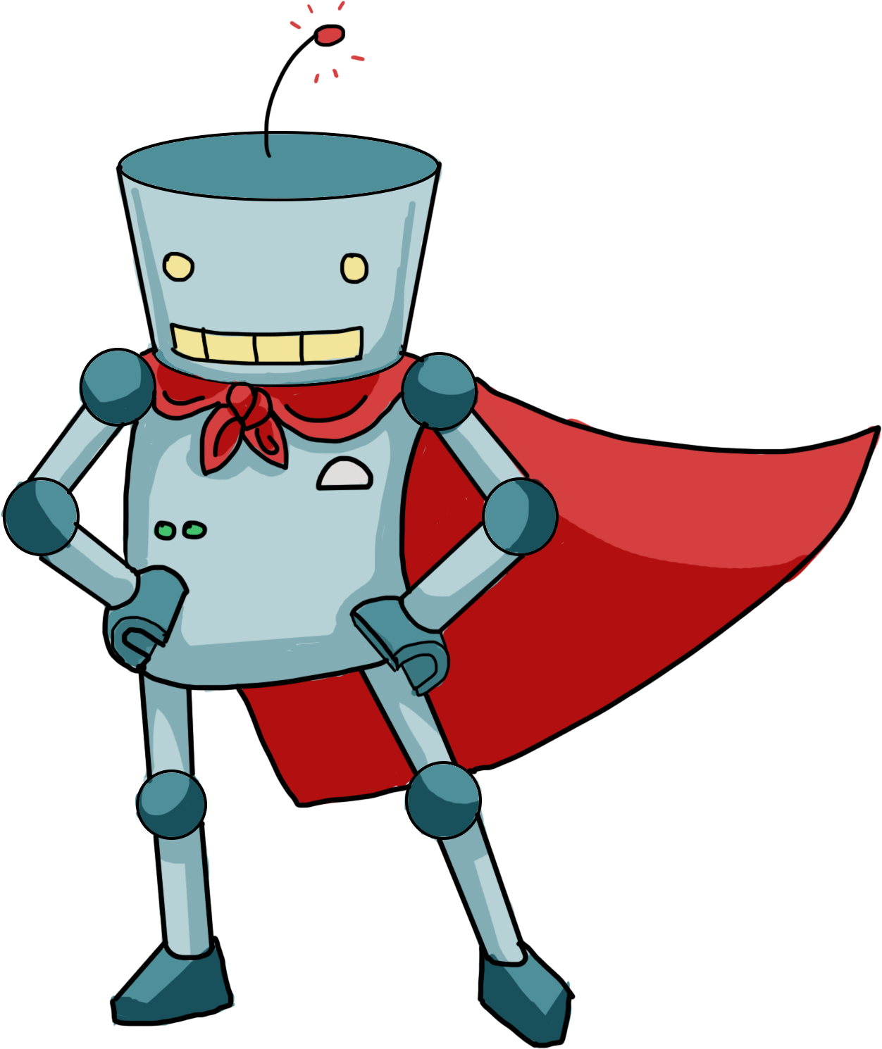 Binary Clipart Clue - Cartoon (1442x1618)