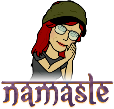 There Is So Much To Learn And Experience And The Yoga - Namaste Bitmoji (398x398)