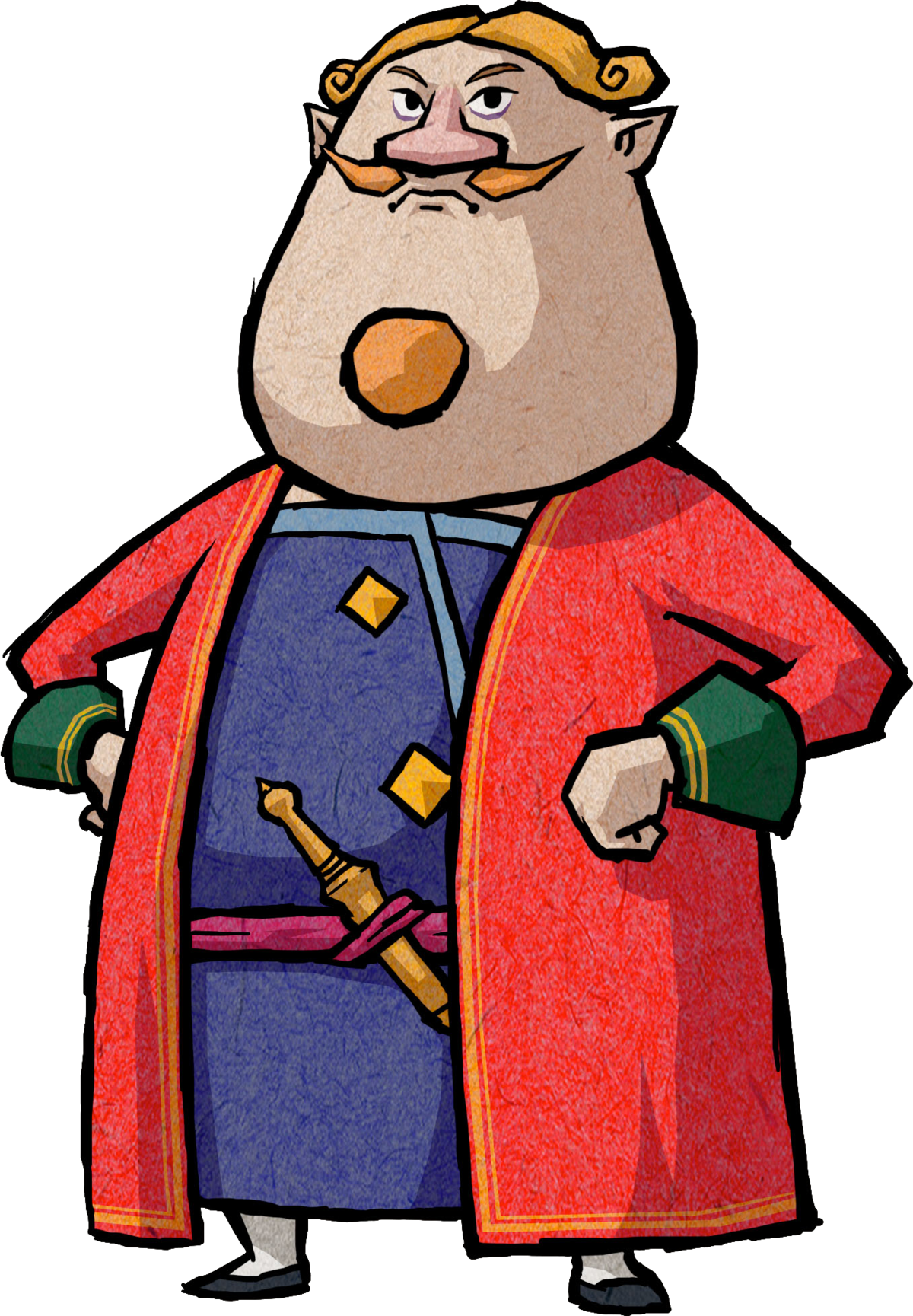 Legend Of Zelda Wind Waker Mila's Father (1200x1729)