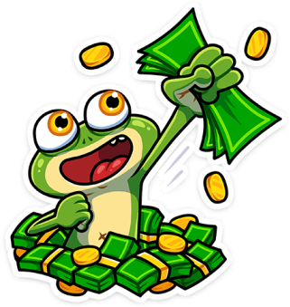 Richman - Стикеры Из Вк Лягуш (360x360)